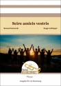 Scire amicis vestris fr 7 Blser Partitur und Stimmen