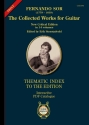 Thematic Index to the Sor Edition for guitar Interactive PDF Catalogue