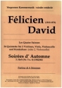 Soires d' Automne Band 3 (Nr.5 und 6) fr 2 Violinen, Viola, Violoncello und Kontrabass (2. Violoncello) Partitur und Stimmen