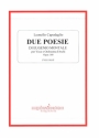 Due poesie di Eugenio Montale op.168 for voice and string orchestra score