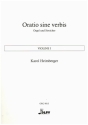 Oratio sine verbis fr Orgel und Streicher Violine 1
