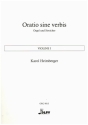 Oratio sine verbis fr Orgel und Streicher Violine 1