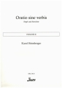 Oratio sine verbis fr Orgel und Streicher Violine 2