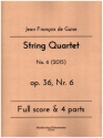 String Quartet op.36 Nr.6 for 2 violins, viola and violoncello score and parts