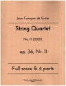 String Quartet op.36 Nr.11 for 2 violins, viola and violoncello score and parts