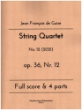 String Quartet op.36 Nr.12 for 2 violins, viola and violoncello score and parts