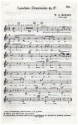 Laudate Dominum in F fr Sopran, gem Chor, Streicher und Bass (Fagott) Alt