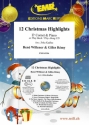 12 Christmas Highlights (+CD) fr Kornett in Es und Klavier