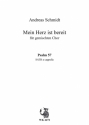 Mein Herz ist bereit (Psalm 57) - fr Chor SATB a cappella