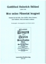 Wer seine Missetat leugnet fr Soli (SB), gem Chor, Oboe d'amore, 2 Violinen, Viola und Bc Partitur