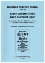 Einen andern Grund kann niemand legen fr Soli (SB), gem Chor, Oboe d'amore, 2 Violinen, Viola und Bc Partitur