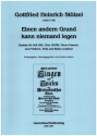 Einen andern Grund kann niemand legen fr Soli (SB), gem Chor, Oboe d'amore, 2 Violinen, Viola und Bc Partitur