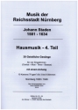Hausmusik Band 4 f�r 4 Singstimmen (SATB) Partitur