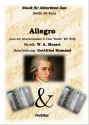 Allegro (aus der Klaviersonate C-Dur 'facile' KV545) fr 2 Akkordeone Partitur und Stimmen