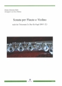 Sonata per flauto o violino nach der Triosonate Es-Dur BWV525 fr Flte oder Violine und Cembalo