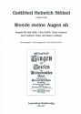 Wende meine Augen ab fr Soli (SAB), gem Chor, Oboe d'amore, 2 Violinen, Viola und Bc Partitur