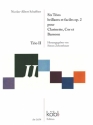 6 Trios brillants et faciles op.2- Trio no.2 pour clarinette, cor et bassoon partition et parties
