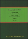 Trio F-Dur op.9,1 fr Flte, Klarinette und Fagott Partitur und Stimmen
