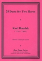 28 Duets for 2 horns score