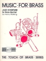 Jazz Overture for 2 trumpets, horn, trombone and tuba score and parts