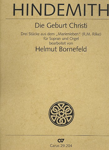 Die Geburt Christi fr Sopran und Orgel Partitur