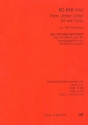 Herr deine Liebe ist wie Gras fr gem Chor und Instrumente Instrumentalstimmen