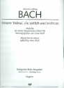 Unsere Trbsal die zeitlich und leicht ist fr gem Chor und Orgel Orgel