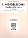 Konzert D-Dur op. 213 fr Violoncello und Klavier