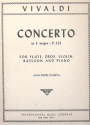 Concerto F Major FXII:2 for flute, oboe, violin, bassoon and piano score and parts