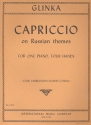 Capriccio on a Russian Theme piano 4 hands