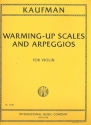 Warming-up Scales and Arpeggios for violin