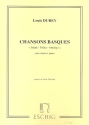 Chansons basques pour chant et piano