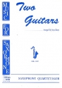 Two Guitares for 4 saxophones (SATB) score and parts