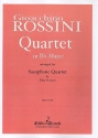 Quartet B flat major for 4 saxophones (SATB) score and parts