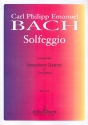 Solfeggio for 4 saxophones (SATB) score and parts