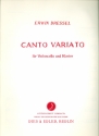 Canto variato fr Violoncello und Klavier