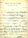 Trio miniature fr Klarinette, Horn und Fagott Stimmen
