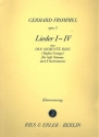 Lieder op.2 Nr.1-4 aus Der Siebente Ring fr tiefe Stimme und 8 Instrumente Klavierauszug