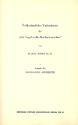 Volkstmliche Variationen ber Ein Vogel wollte Hochzeit machen op.76 fr Mandolinen-Orchester,  Stimmen