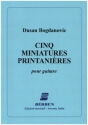 5 Miniatures printanires pour guitare