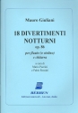 18 Divertimenti notturni op.86 per flauto e chitarra parti