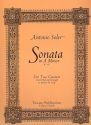 Sonata a minor R.118 for 2 guitars score and parts