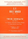 Trio-Sonate op.3,2 fr 2 Violinen, Violoncello und Bc (Klavier) Partitur und Stimmen (Bc ausgesetzt)