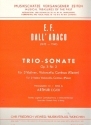 Trio-Sonate op.3,2 fr 2 Violinen, Violoncello und Bc (Klavier) Partitur und Stimmen (Bc ausgesetzt)