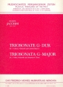 Trio-Sonate  G-Dur fr 2 Violinen, Violoncello und Cembalo (Klavier) Partitur mit Stimmen
