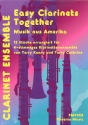 Musik aus Amerika fr 4 Klarinetten ( Ensemble ) Partitur und Stimmen