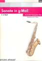 Sonate g-Moll BWV1020 für 3 Saxophone (AAT) Partitur und Stimmen