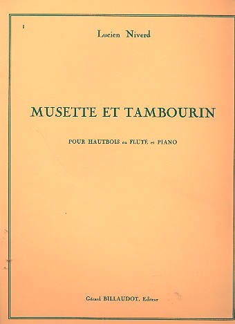 Musette et tambourin pour hautbois (flte) et piano