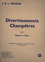 Divertissements et Champ�tres pour basson et piano