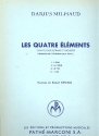 Les 4 lments pour soprano et orchestre rduction soprano et piano